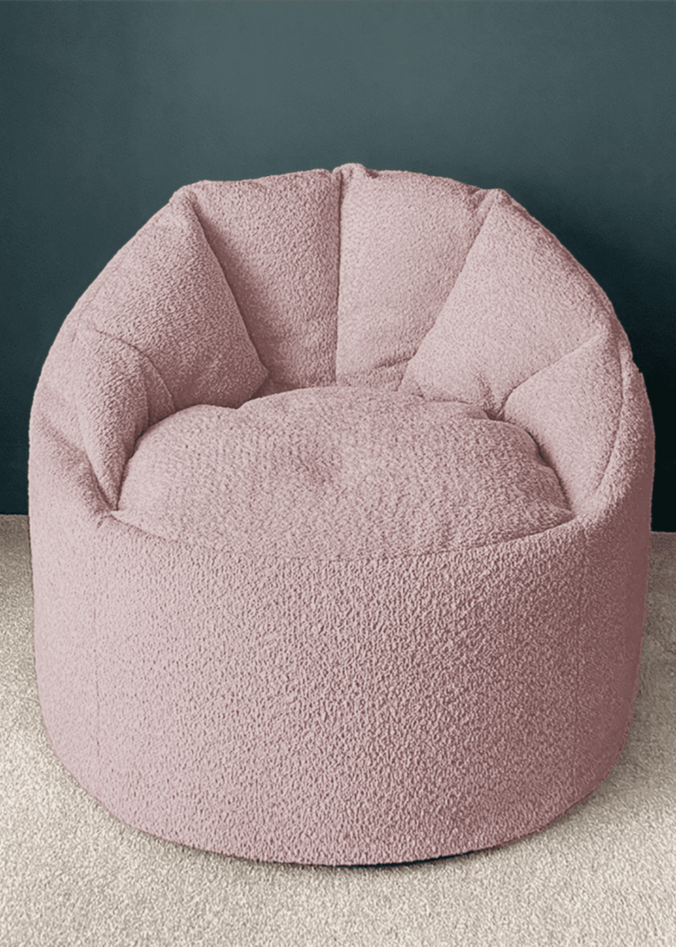 rucomfy Snug Cinema Chair Dusky Pink Beanbag