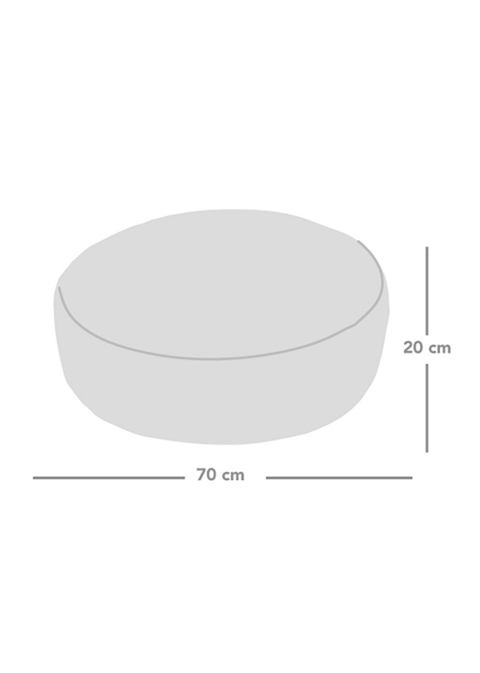 rucomfy Indoor Outdoor Round Floor Cushion Tutti Frutti
