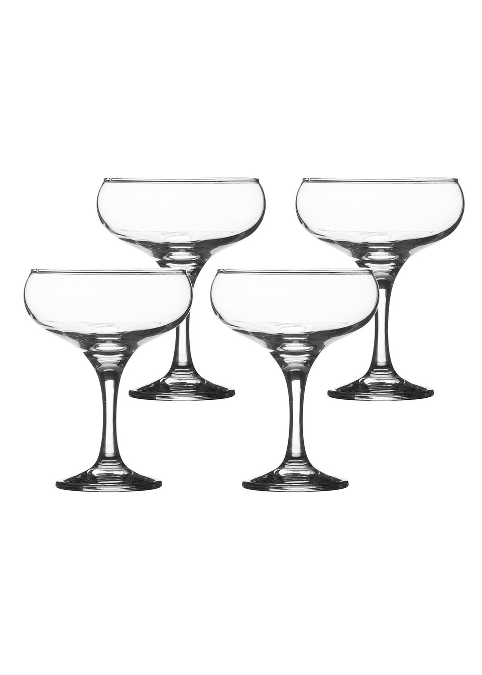 Ravenhead Entertain Set of 4 Cocktail Saucer Glasses