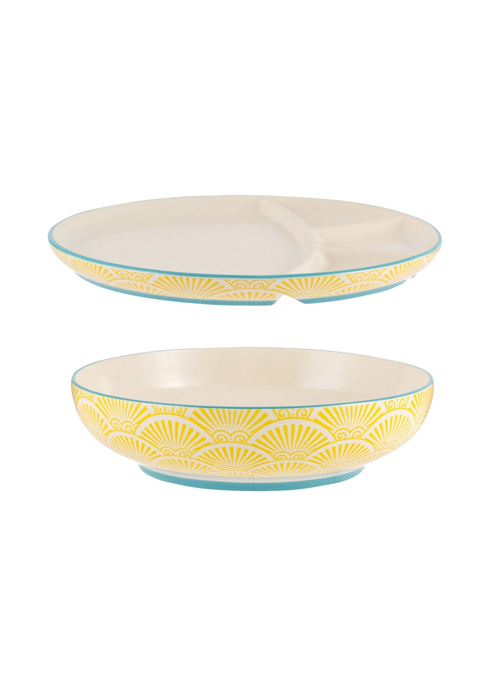 Typhoon World Foods Multi-Cuisine Bowl & Divider Plate