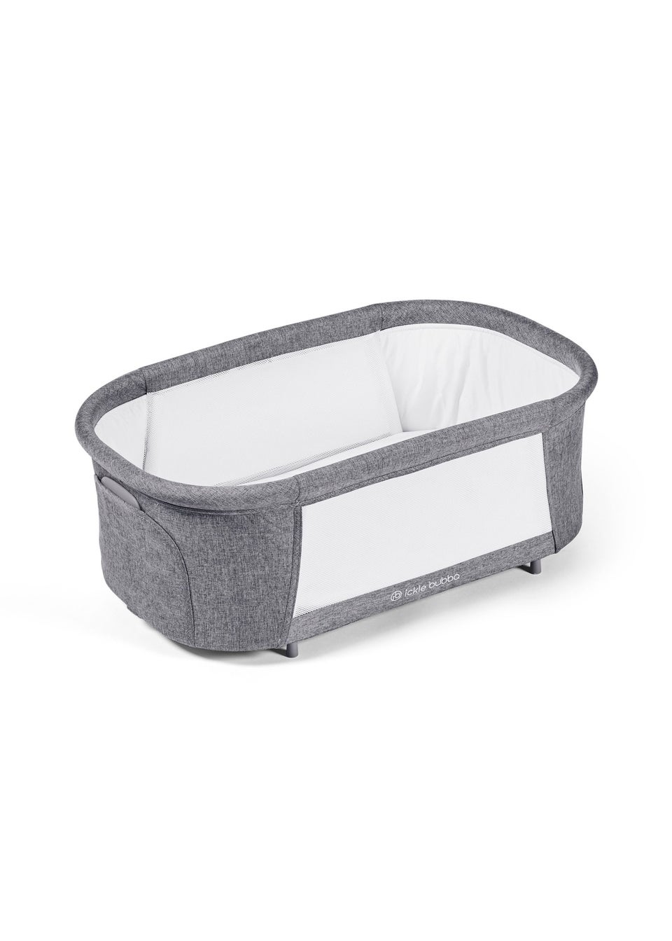 Ickle Bubba Light Grey Drift Gliding Crib Matalan