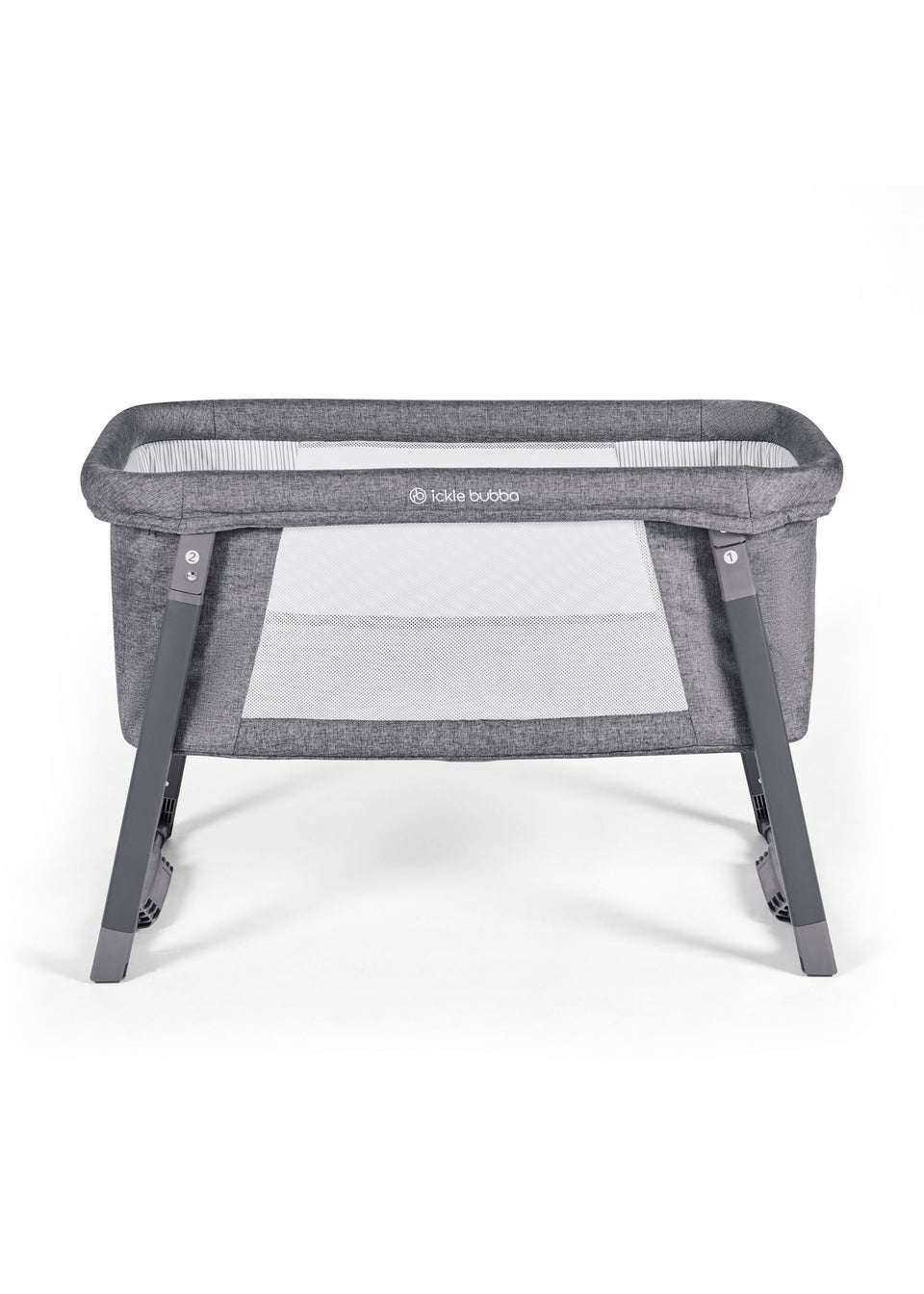 Ickle Bubba Light Grey Mini Rocker Crib