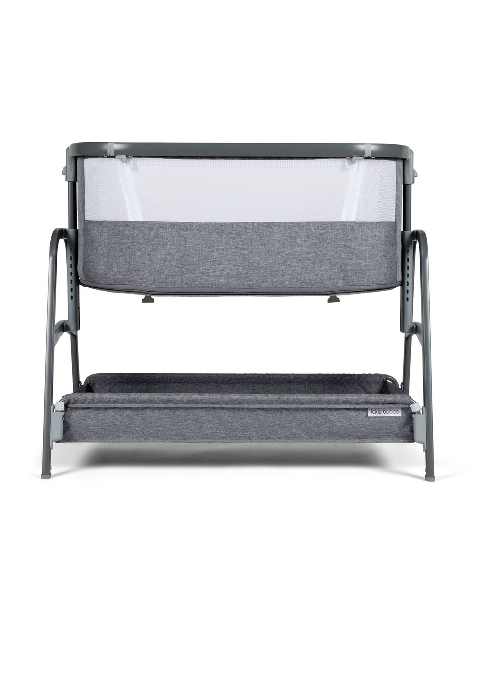 Ickle Bubba Light Grey Bubba & Me Bedside Crib