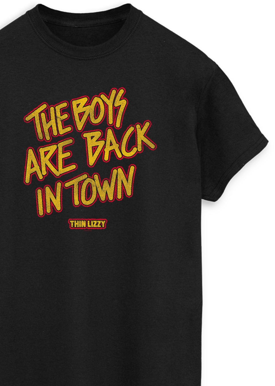 Thin Lizzy Boys Are Back In Town Men Black T-Shirt