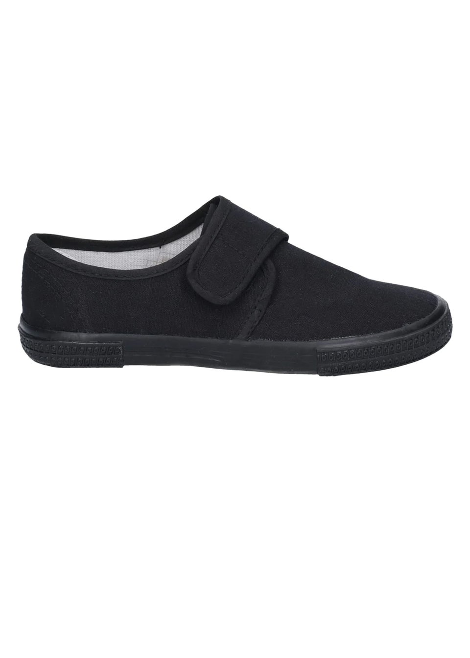 Mirak Kids Black Plimsolls Trainers Younger 4 Older 5 Matalan