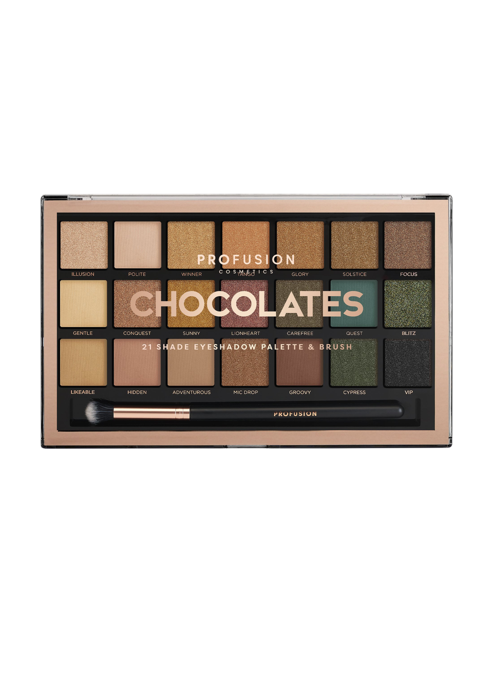 Profusion Cosmetics Chocolate Brown Pro Artistry Chocloates
