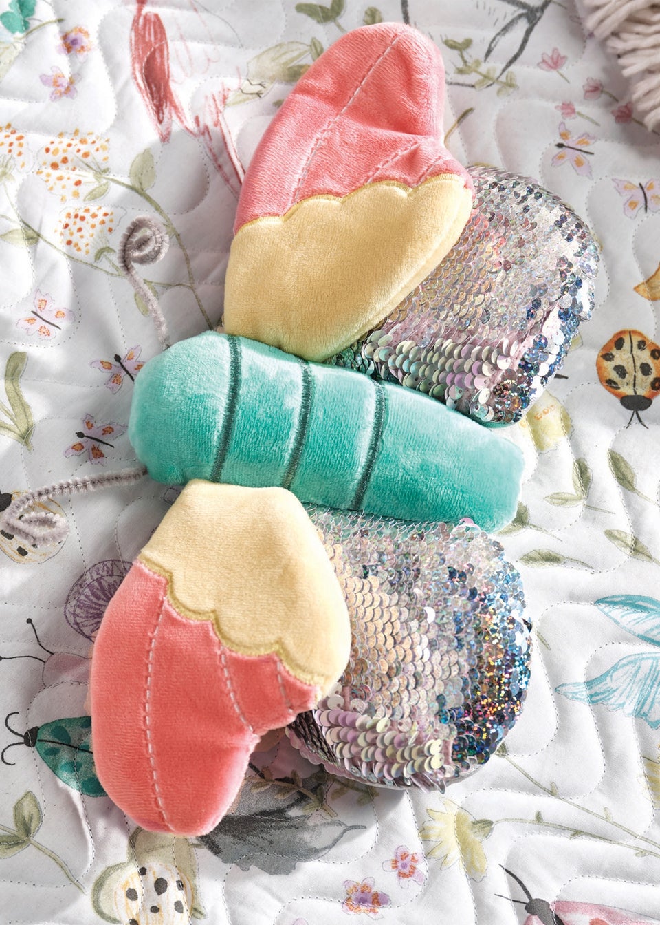 Linen House Kids Brielle Butterfly Plush Toy (35 x 32cm)