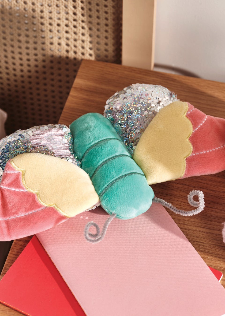 Linen House Kids Brielle Butterfly Plush Toy (35 x 32cm)