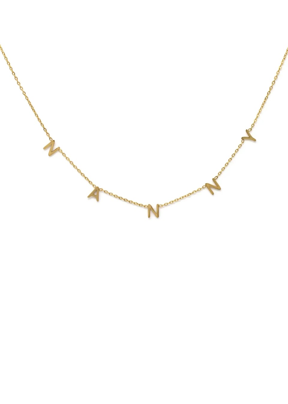 Say It With Gold Nanny Necklace