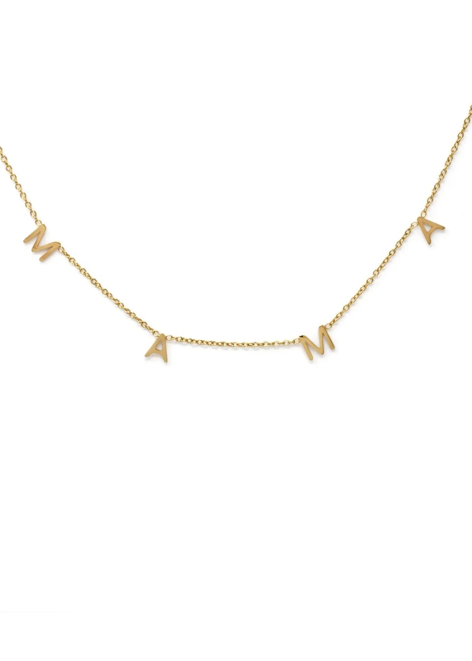 Say It With Gold Mama Necklace