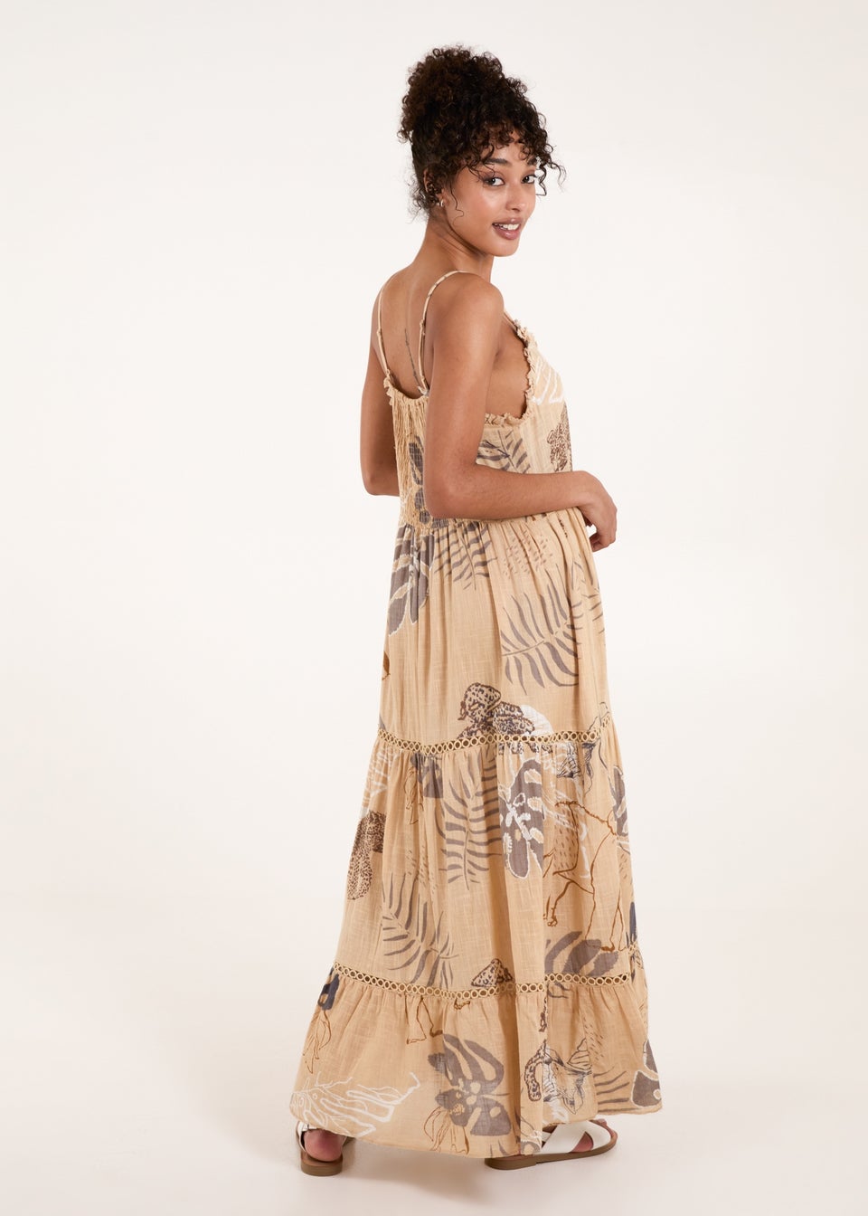 Beige cami dress clearance