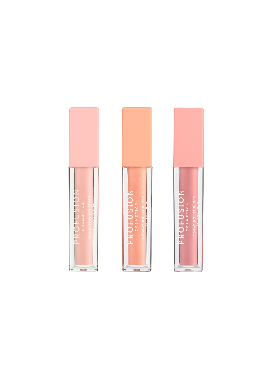 Profusion Cosmetics Pale Pink Lip Trio Nudes