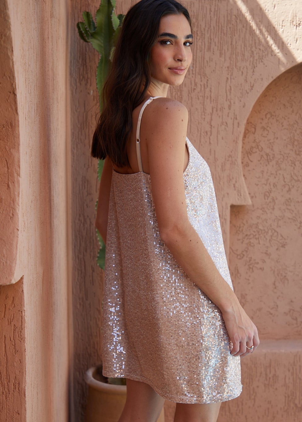 V neck cami dress outlet