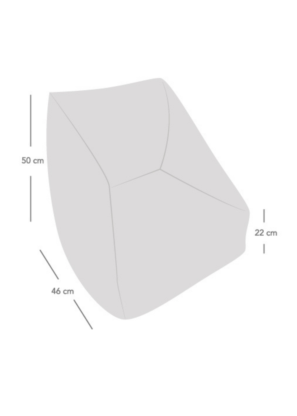 rucomfy Printed Kids Snuggle Chair Platinum Stars Beanbag