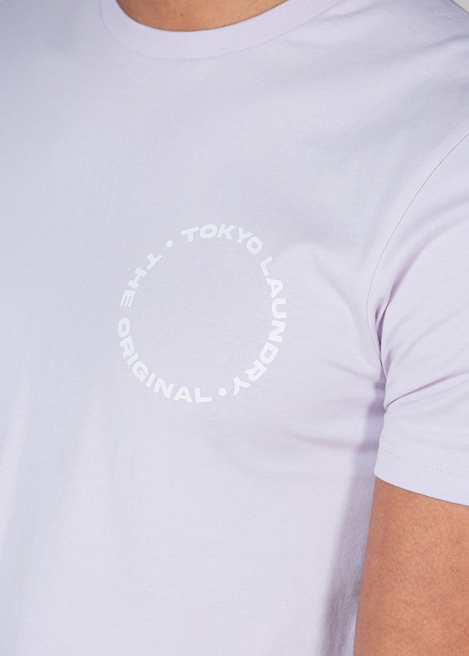 Tokyo Laundry Lilac Cotton T-Shirt and Shorts Co-ord Set