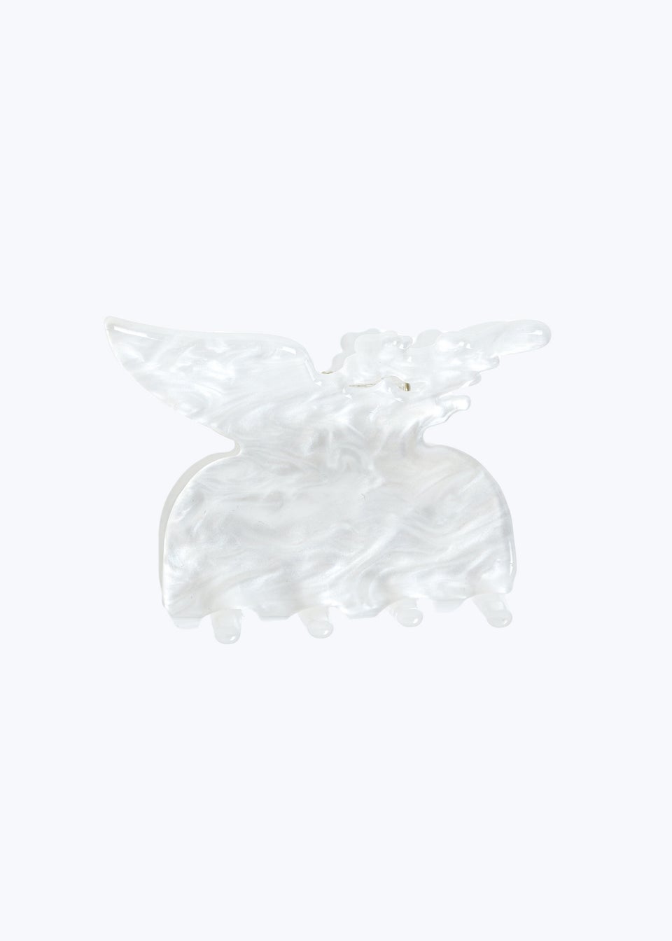 Muse White Butterfly Hair Clamp