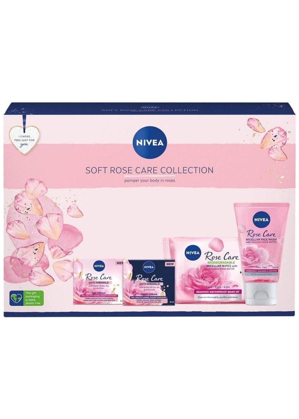 Nivea Pale Pink Soft Rose Care Set