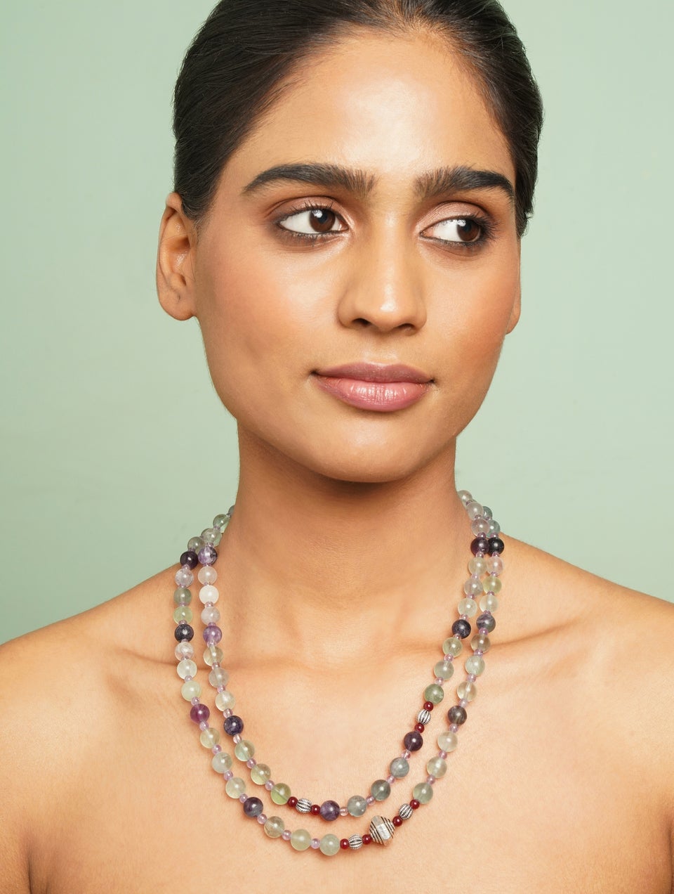 Women Silver Silver Fashion Silver Tone Necklace