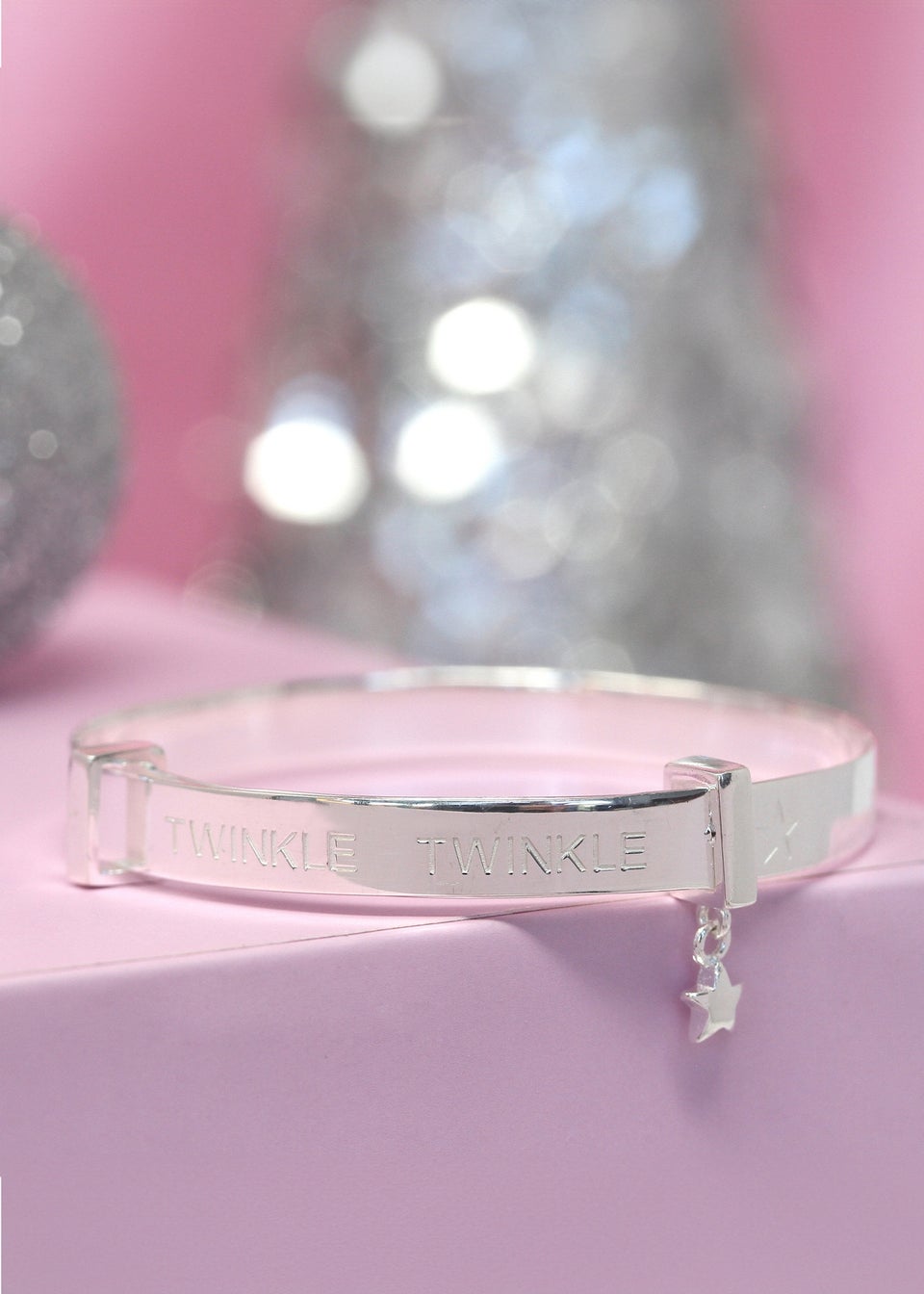 Say It With Silver Twinkle Twinkle Baby Bangle