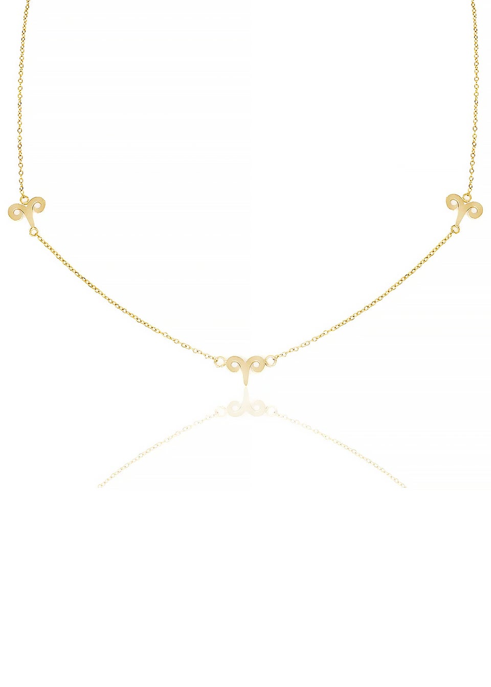 Say It With Gold Aries Necklace