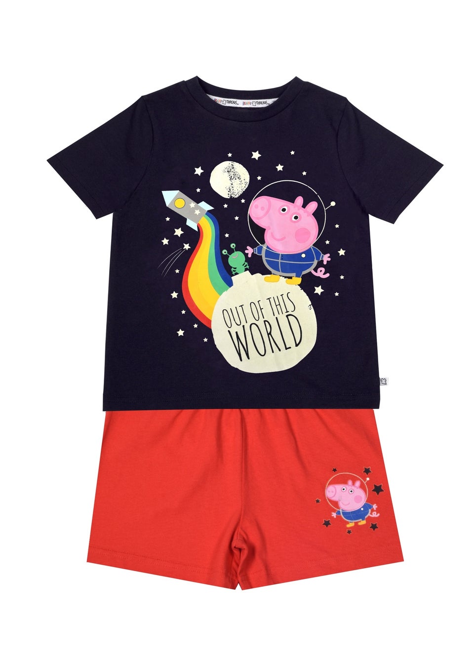 Peppa Pig Blue Kids Short Pyjama Set 12 months 4 yrs Matalan