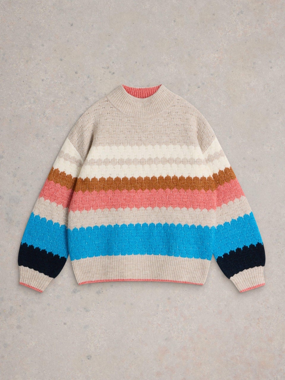 Pullover Shelly mit Colour-Block-Design