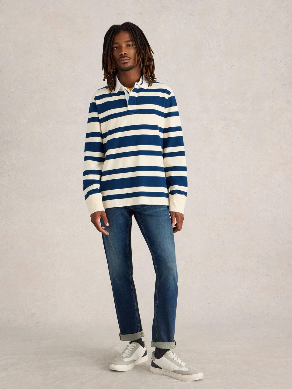 Gestreiftes Rugby-Shirt