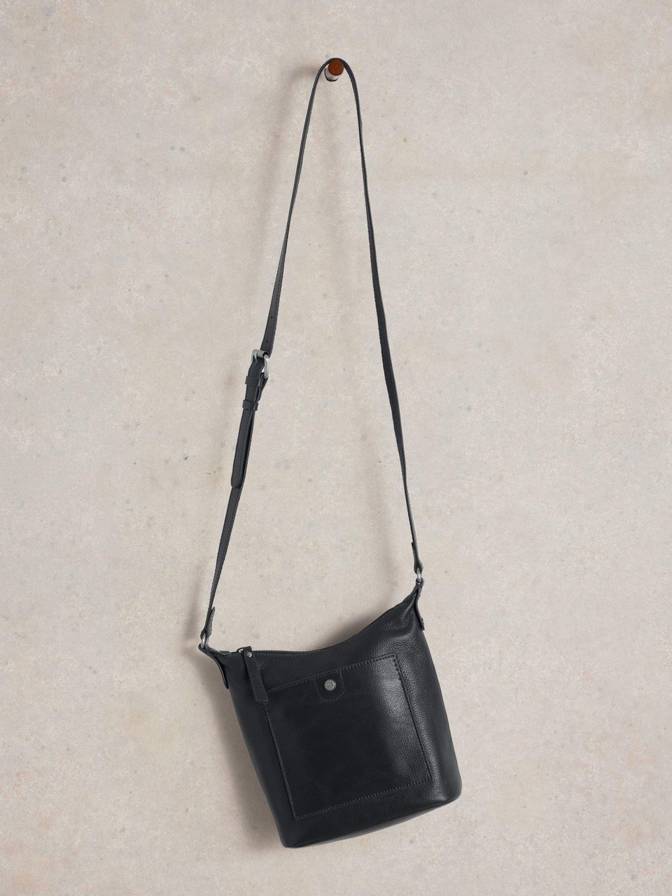 Mini Fern Crossbody-Tasche aus Leder