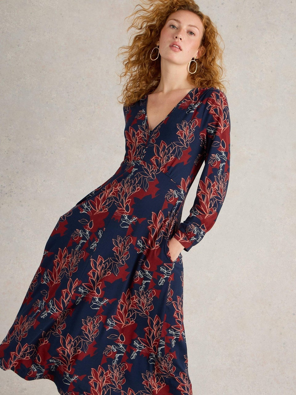 Midikleid Megan aus Jersey