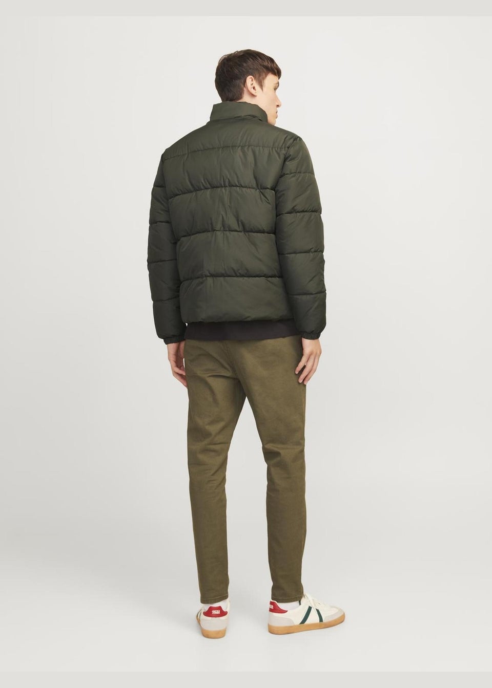 JJ Rebel Green Padded Puffer Coat