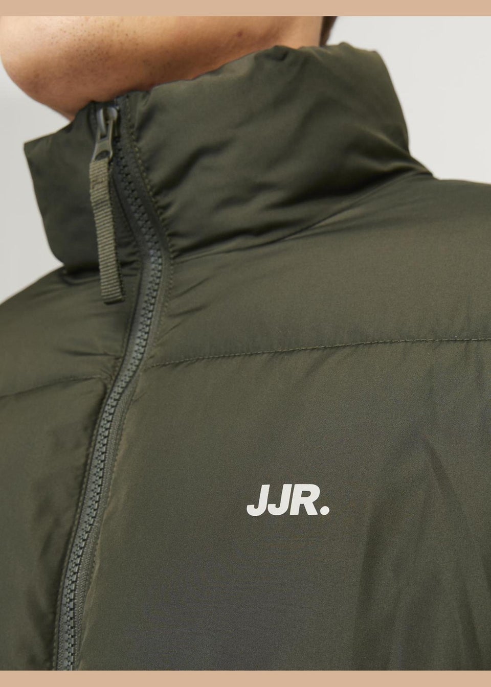 JJ Rebel Green Padded Puffer Coat