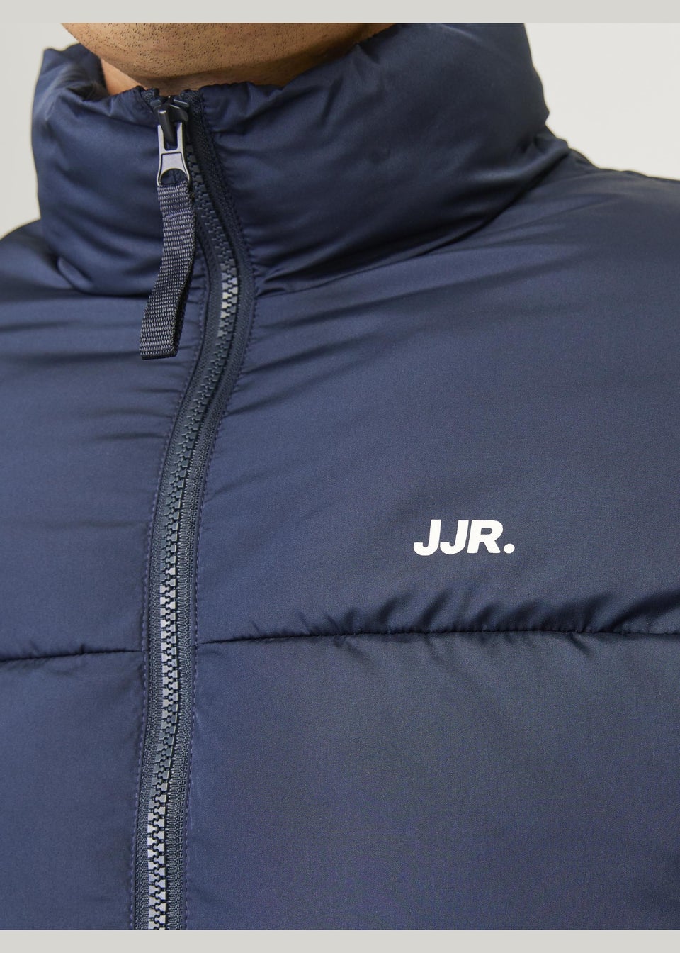 JJ Rebel Navy Padded Puffer Coat