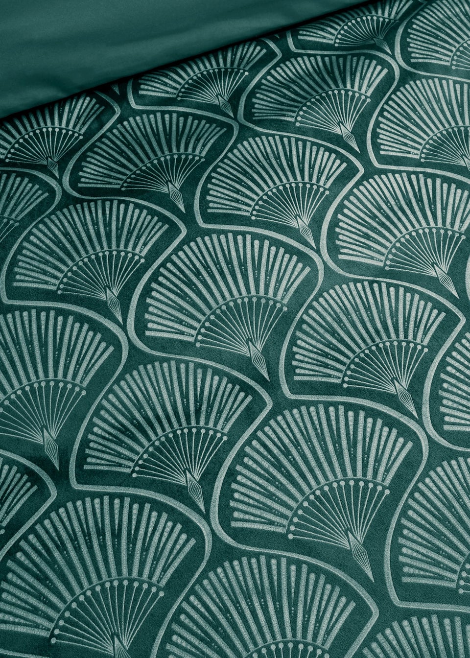 Catherine Lansfield Art Deco Pearl Duvet Cover Set