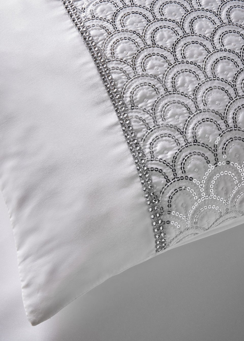 Catherine Lansfield Deco Sequin Duvet Cover Set