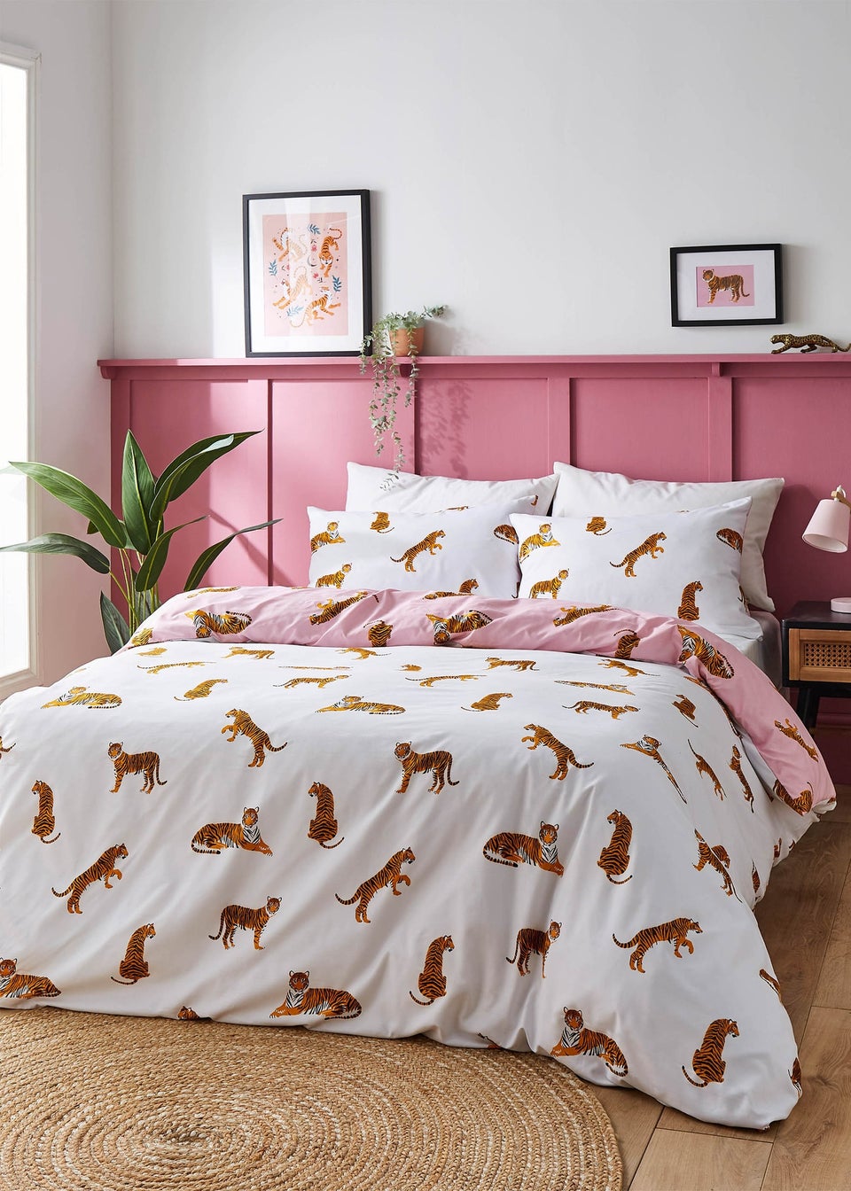 Sassy B Tiger Soft Microfibre Reversible Duvet Cover Set