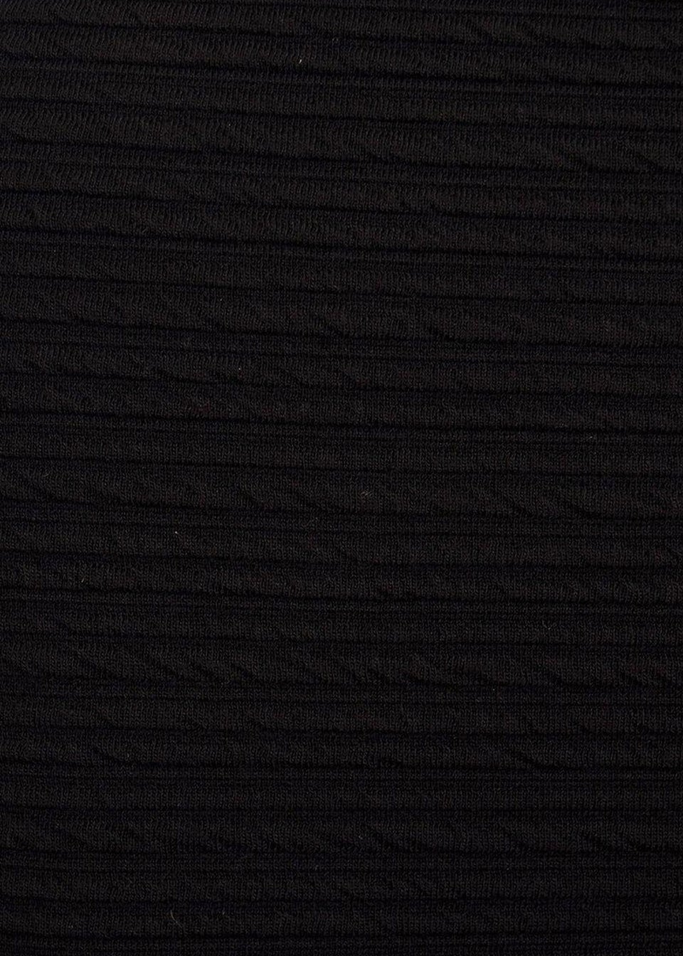 Quiz Black Textured Bodycon Mini Skirt