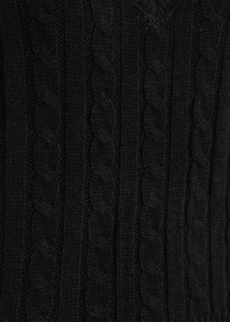 Quiz Black Cable Knit Tank Top