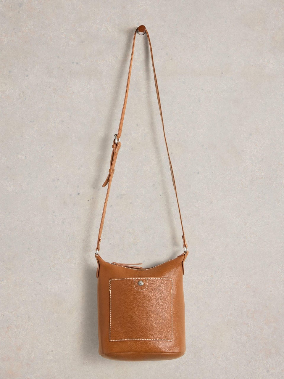 Mini Fern Crossbody-Tasche aus Leder