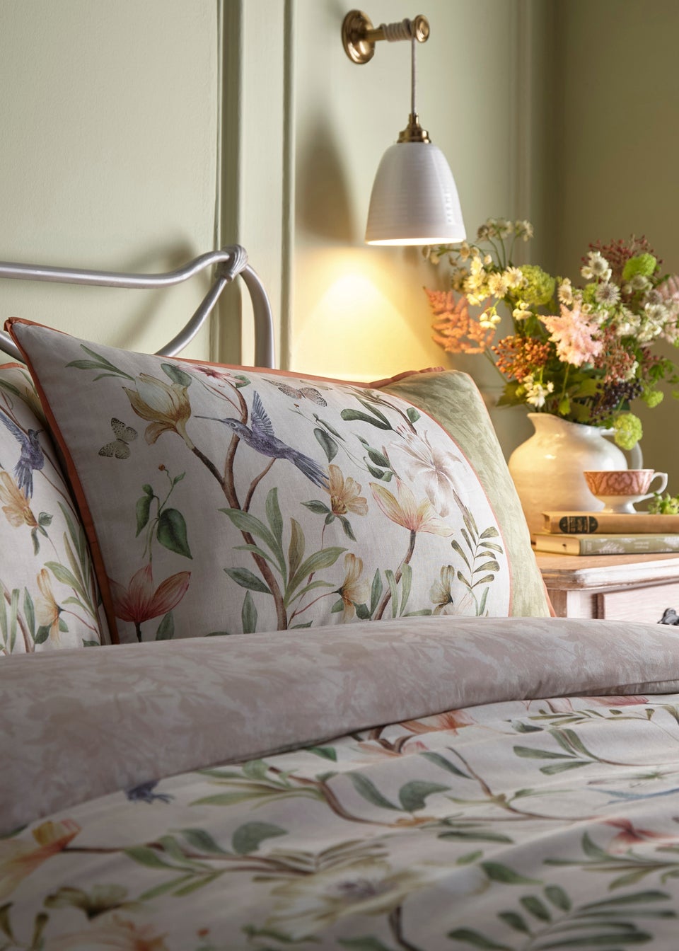 Appletree Heritage Fiorella Natural Duvet Cover Set