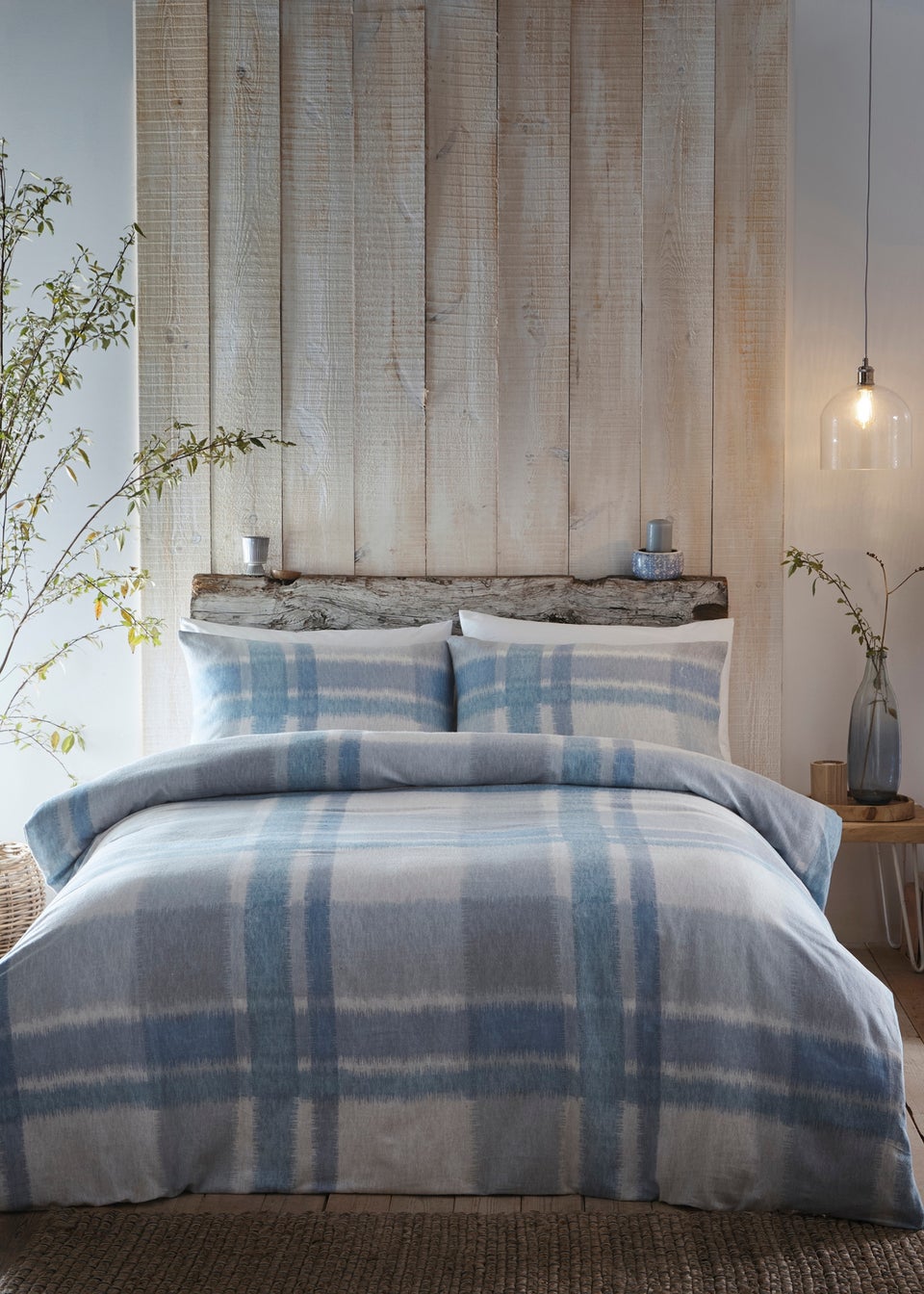 Appletree Hygge Verbier Blue Duvet Cover Set
