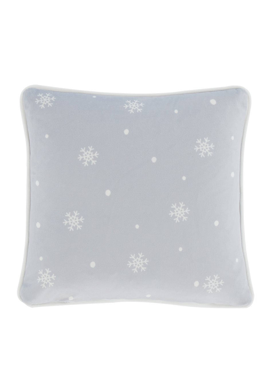 Fusion Christmas Woodland Animals Red Velvet Filled Cushion (43cm x 43cm)