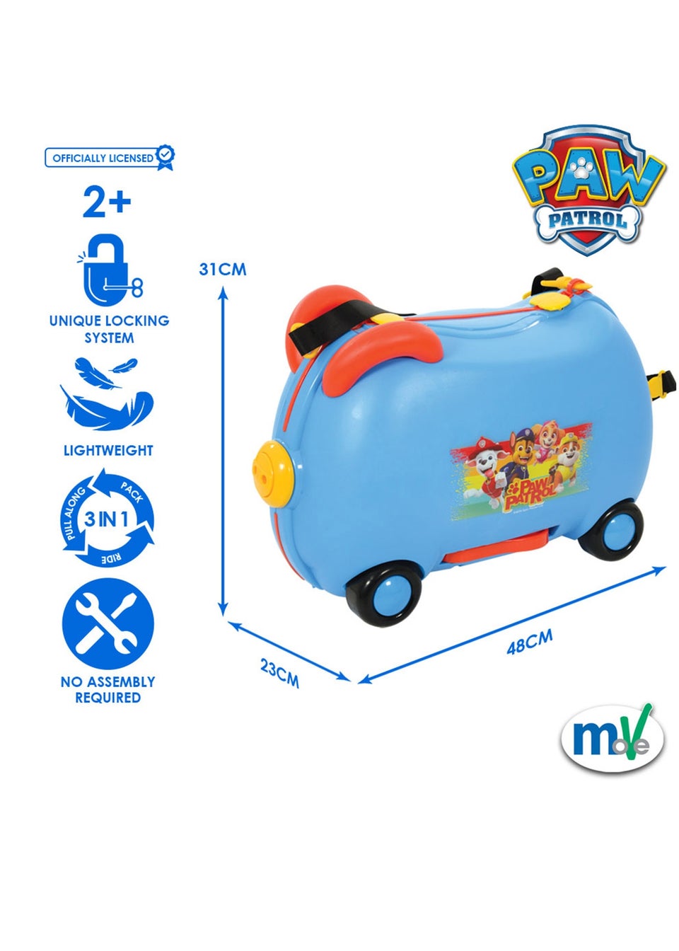 Paw Patrol MoVe Rollacase