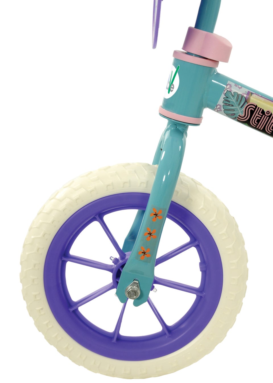 Disney Stitch Balance Bike with Light Up Wheels 12 Matalan