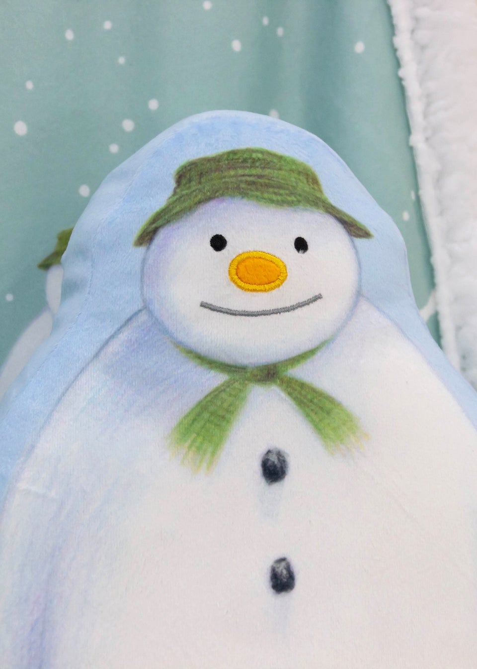 Character World Snowman Shaped Decorative Christmas Cushion