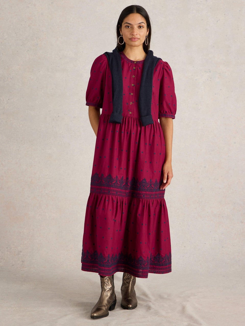 Besticktes Kleid Polly