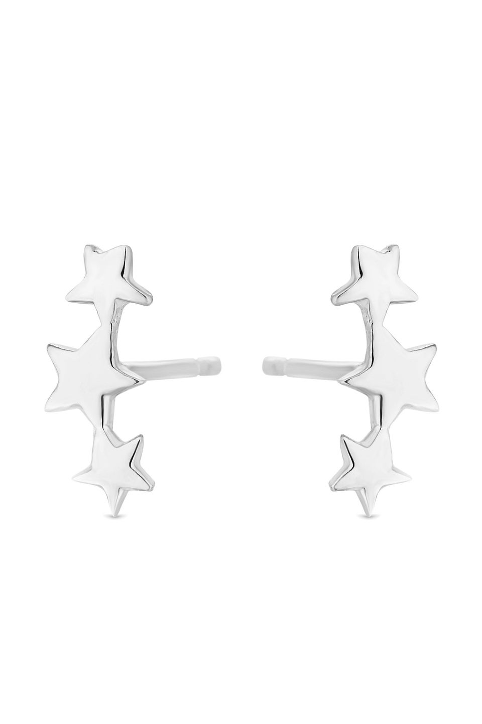 Simply Silver Sterling Silver 925 Silver  Star Stud Earring