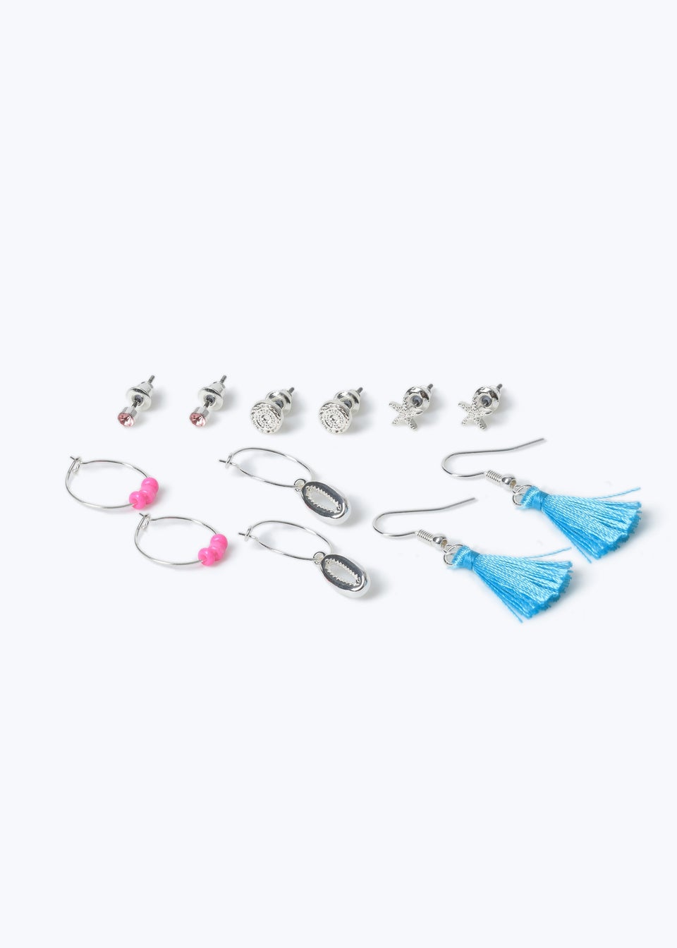 Muse Multicoloured Starfish Tassel Earring Matalan