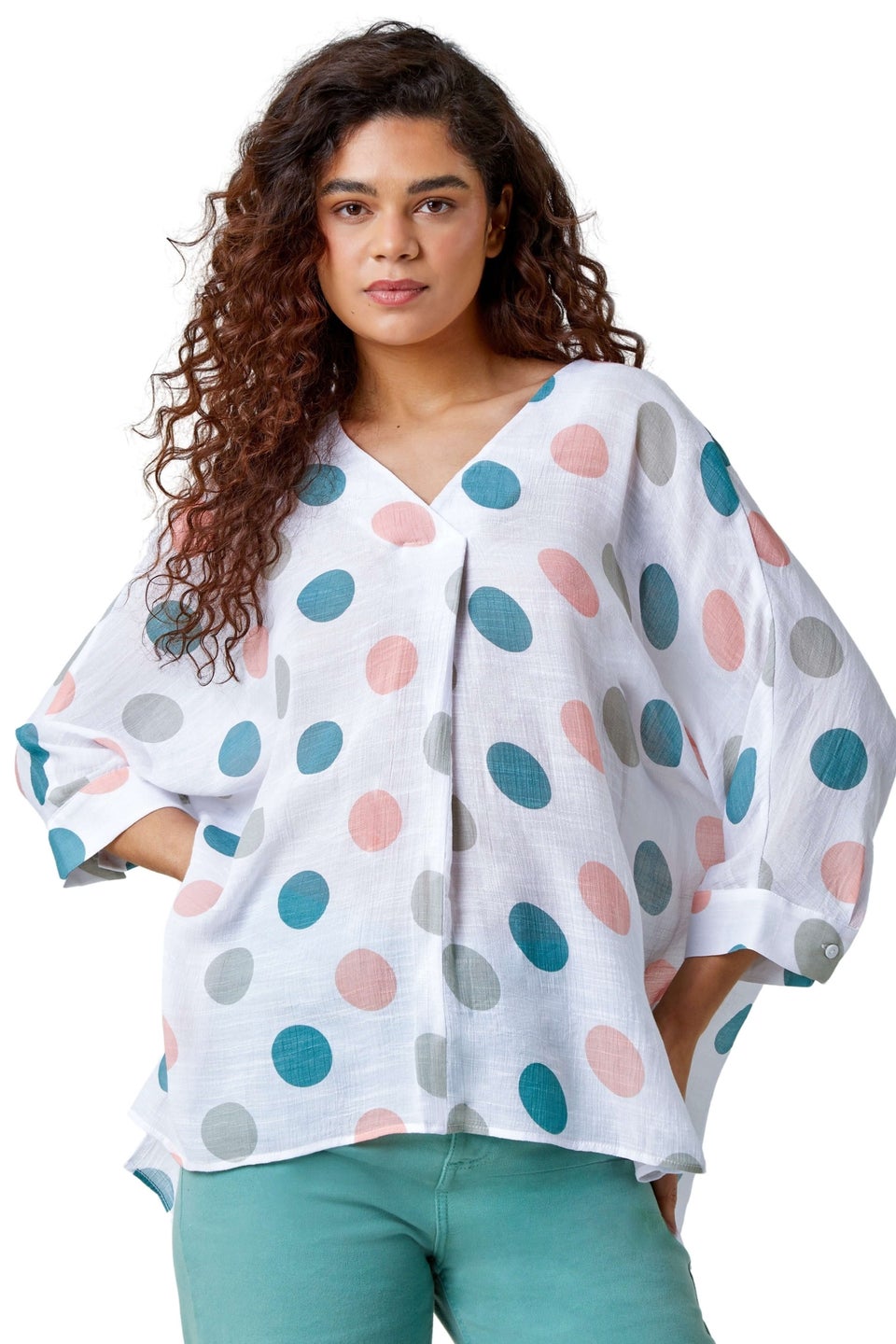 Matalan polka dot top discount