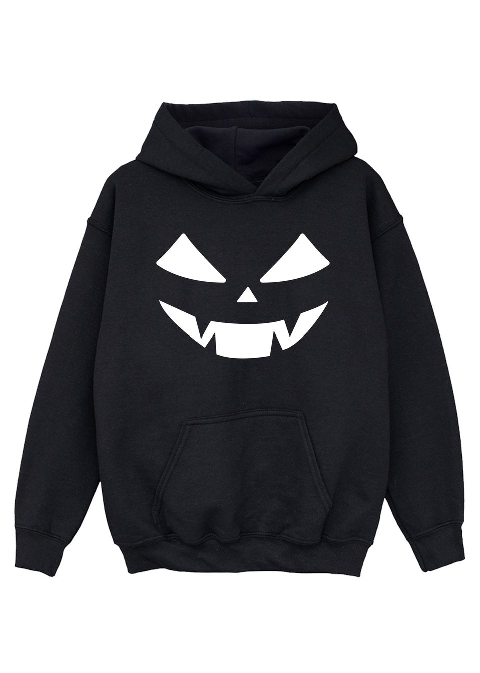 Halloween Pumpkin Face Boys Black Hoodie 3 13 Years Matalan