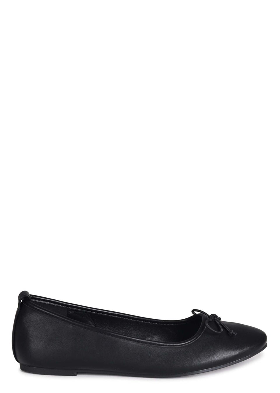 Linzi Este Black Faux Leather Pump